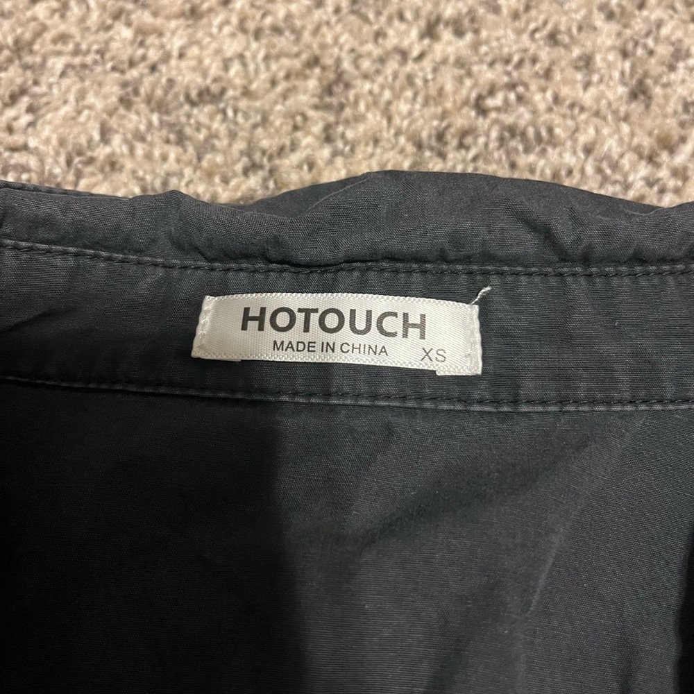 Black basic button up - Picture 1 of 2